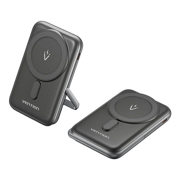 Magnetic Powerbank Vention FHNB0 20W, 10000 mAh (black) - Image 3