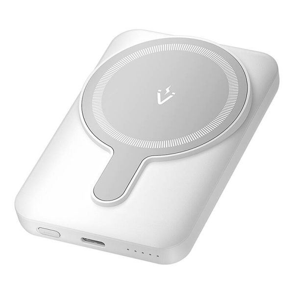 Vention FHSW0 5000mAh 20W magnetic powerbank (white) - Image 2