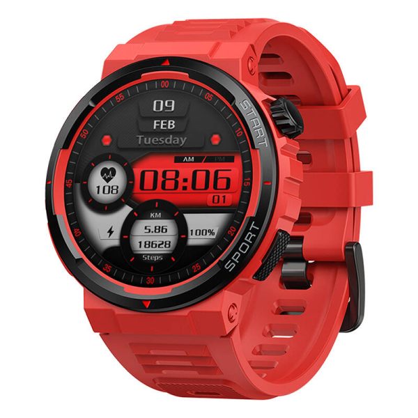 Zeblaze Ares 3 Plus Smartwatch (Red) - Image 3