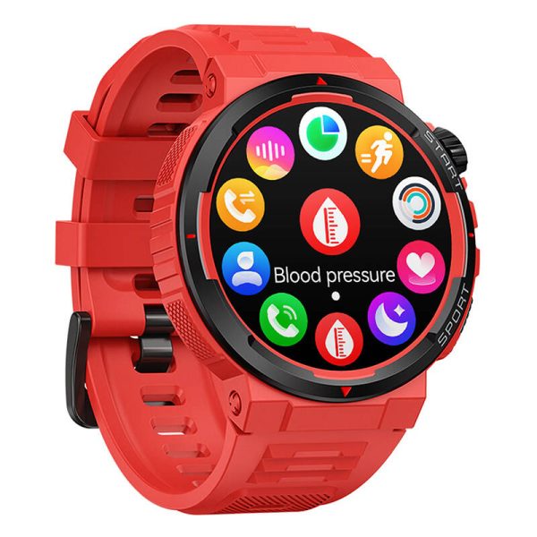 Zeblaze Ares 3 Plus Smartwatch (Red) - Image 4