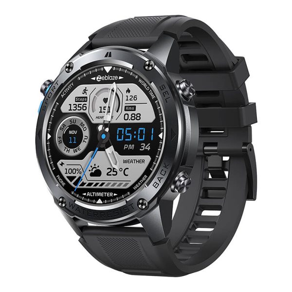 Zeblaze Stratos 2 Ultra Smartwatch (Black) - Image 3