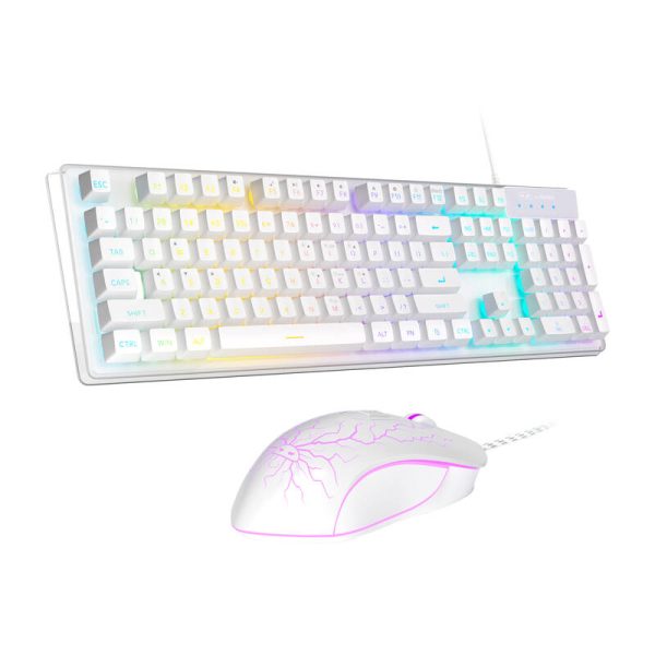 MageGee K1 wired keyboard + mouse set (white) - Image 2