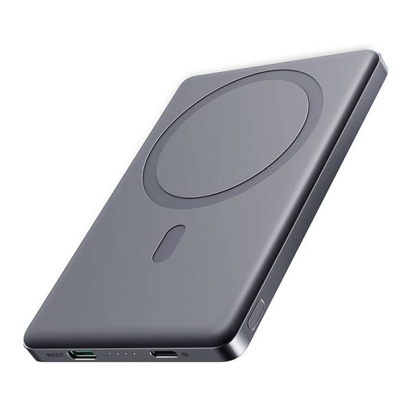 Joyroom magnetic powerbank JR-PBM08 20W 5000mAh slim (gray) - Image 3