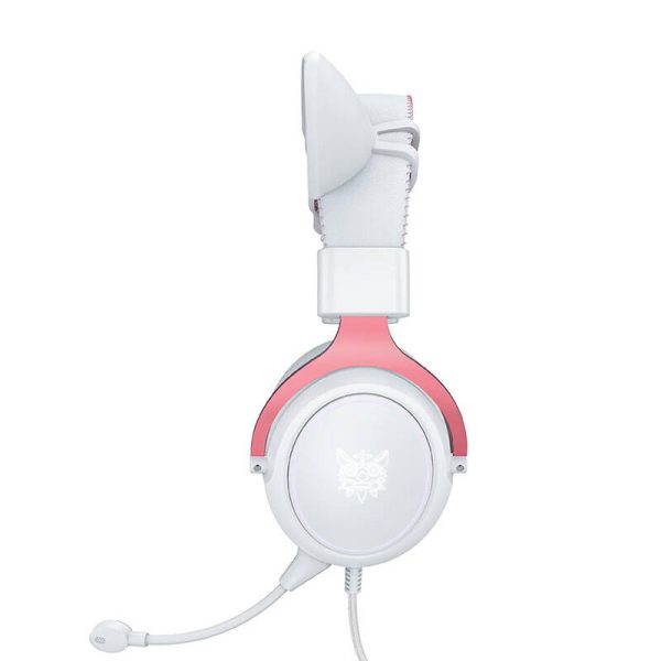 ONIKUMA X10 White/Pink/Cat Ears Gaming Headphones - Image 4