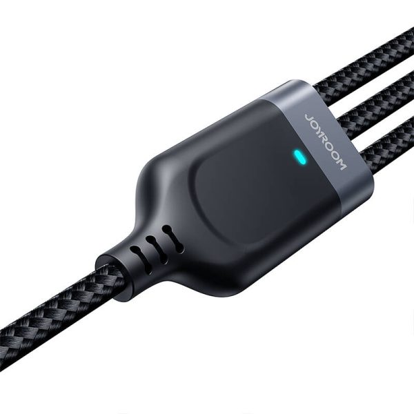 Multi-function USB to USB-C 2x Lightning Micro Joyroom Cable S-A18 — изображение 5
