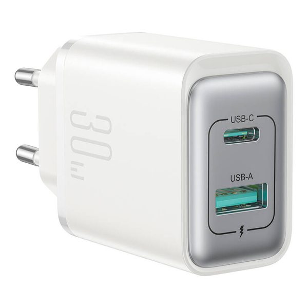 Joyroom TCF15 Dual-Port (A+C) 30W Power Charger (white) — изображение 2