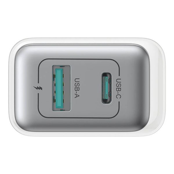 Joyroom TCF15 Dual-Port (A+C) 30W Power Charger (white) — изображение 5