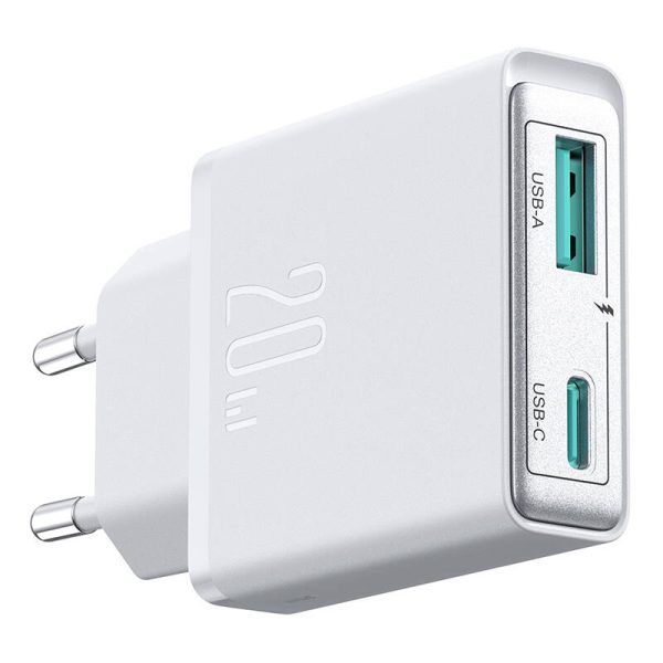 Joyroom mains charger JR-TCF14 (A+C) Super Slim 20W (white) - Image 2