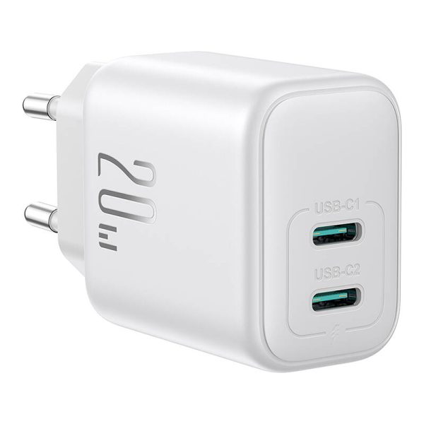Joyroom JR-TCF12 Dual-Port (2C) 20W Power Charger (white) — изображение 4