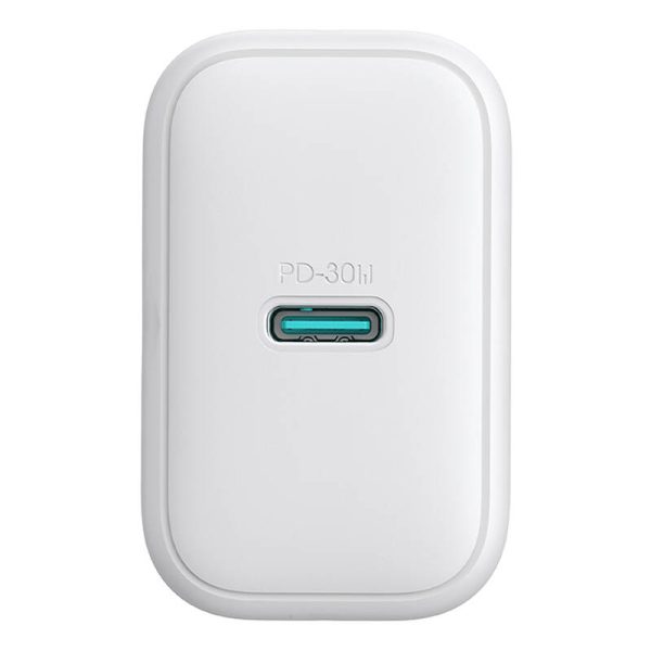 Joyroom power charger JR-TCF24 with C-C cable 30W 1m (white) — изображение 4