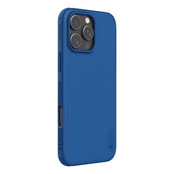 Case Nillkin Super Frosted Shield Pro Magnetic iPhone 16 Pro (niebieski) - Image 2
