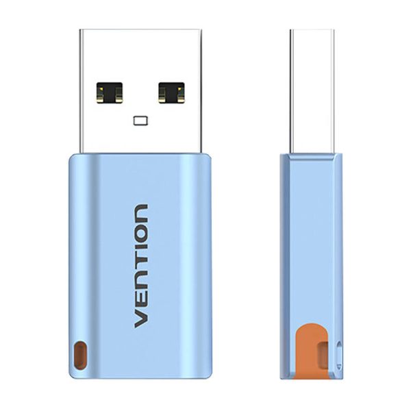 Vention USB adapter CUAH0, USB-A 3.1 male to USB-C female (gray) - Image 2