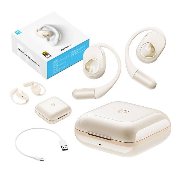 TWS Soundpeats GoFree2+ headphones (white) — изображение 3