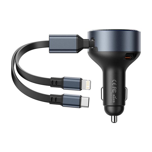 Vention FFOB0 USB-C car charger + USB-C/Lightning 30W cable - Image 2