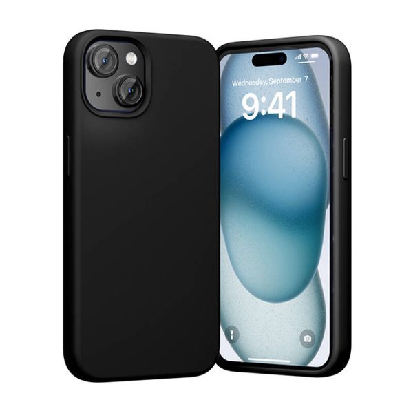 Vention KUFB0-10 Silicone Case for iPhone 15 (black) - Image 2
