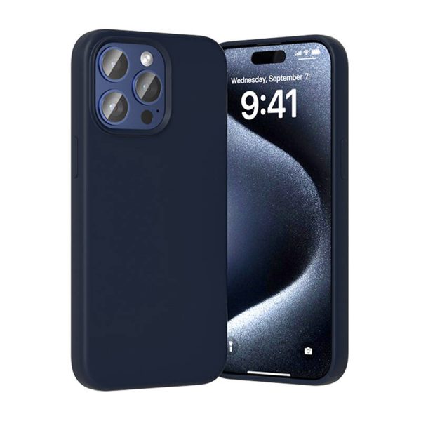 Vention KUFL0-40 Silicone Case for iPhone 15 Pro Max (blue) - Image 4