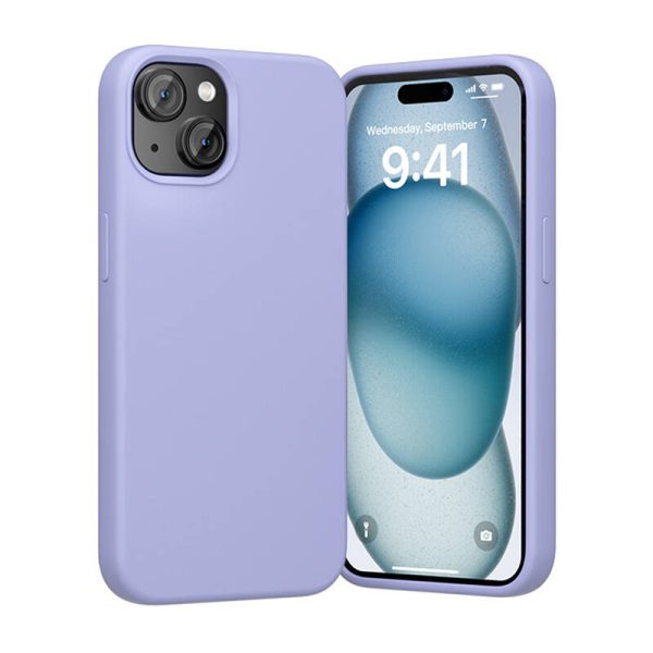 Vention KUFV0-20 Silicone Case for iPhone 15 Plus (purple) — изображение 2