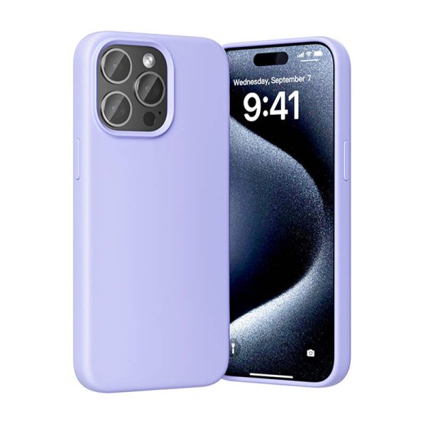 Vention KUFV0-30 Silicone Case for iPhone 15 Pro (purple) — изображение 3