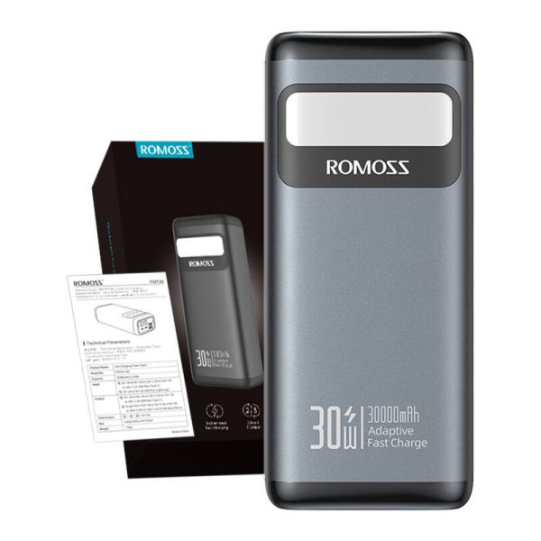 Powerbank PMT30 Romoss 30000mAh 30W (black) - Image 4