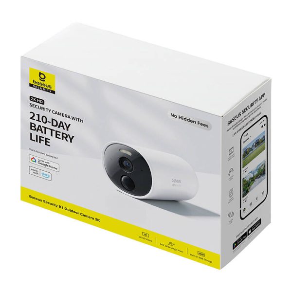 Baseus B1 2k Outdoor Camera (White) - Image 6