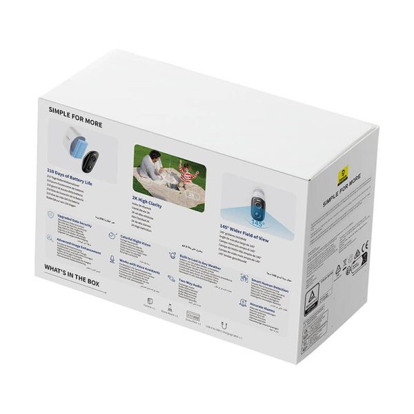 Baseus N1 Outdoor Camera (White) - Image 5