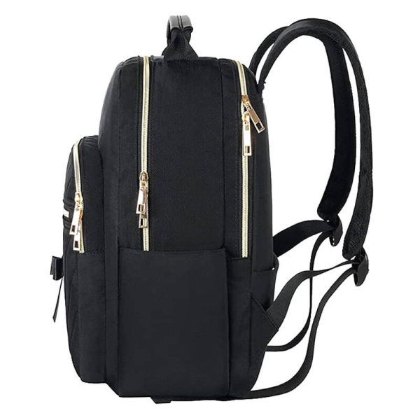 Women's 10.5'' travel backpack with makeup bag Matein 1342 Black - Image 4