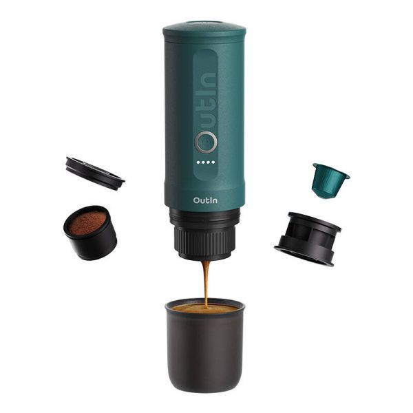 Outin Nano 7500mAh Portable Coffee Maker (Turquoise) - Image 2