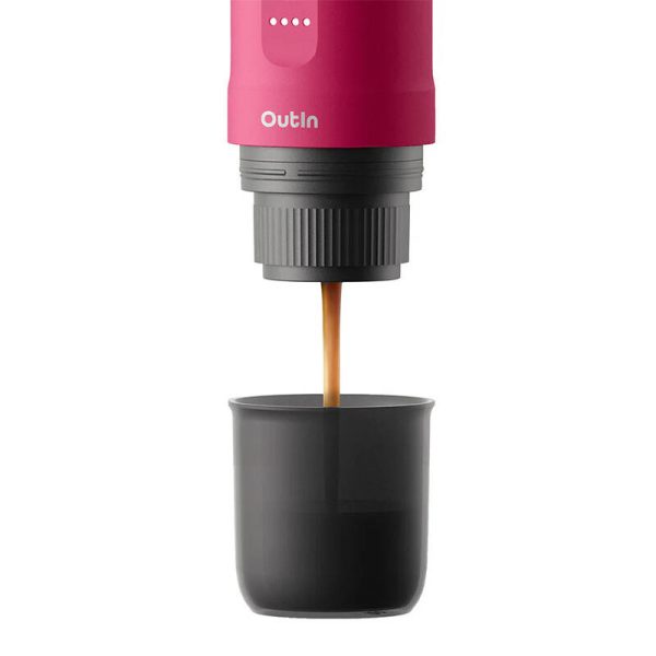Outin Nano 7500mAh Portable Coffee Maker (Red) - Image 3