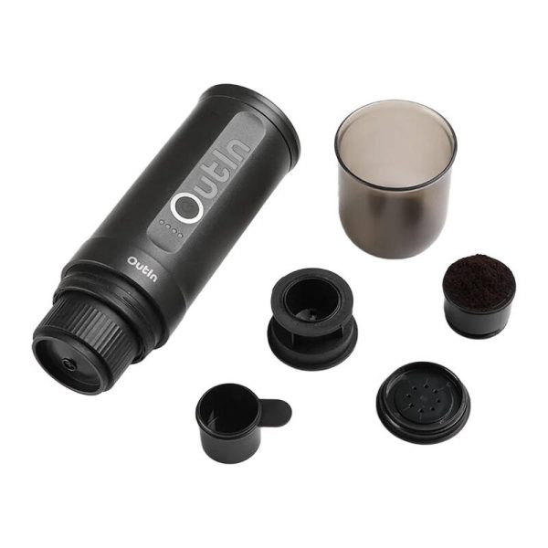 Outin Nano 7500mAh Portable Coffee Maker Set (Gray) + Protective Case - Image 3