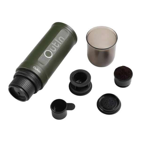 Outin Nano 7500mAh portable coffee maker set (Green) + protective case - Image 3
