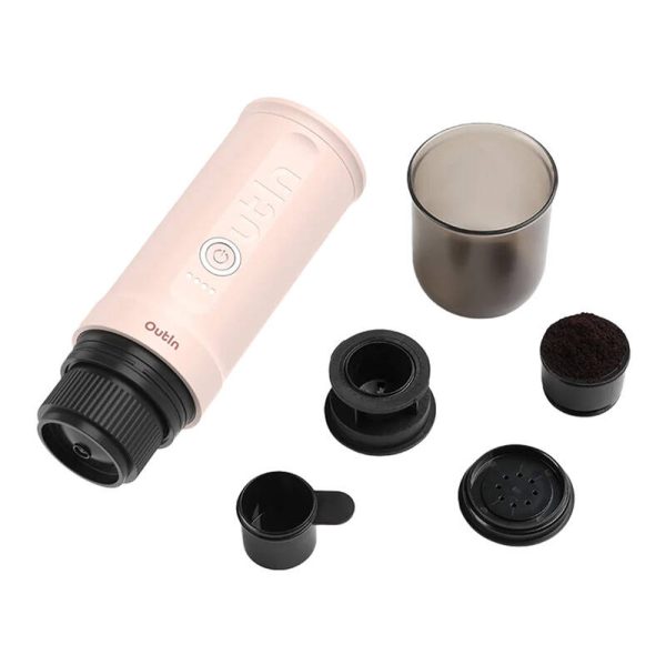 Outin Nano 7500mAh Portable Coffee Maker (Pink) - BCRF Limited Edition - Image 4