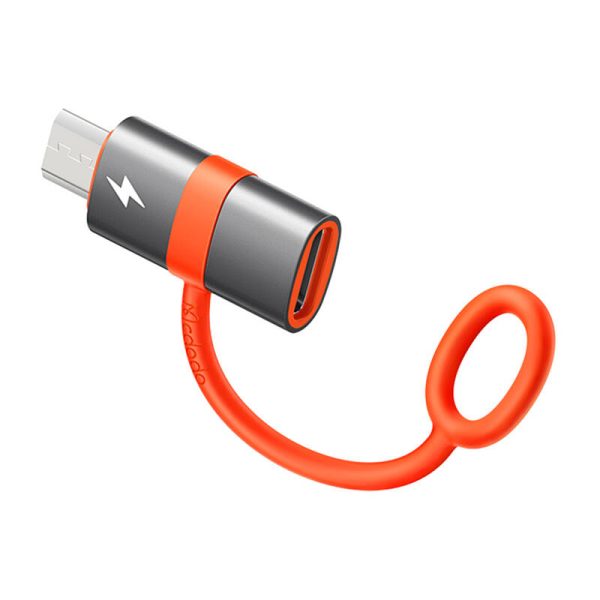 McDodo OT-3820 USB-C to Micro USB Adapter (black) - Image 2