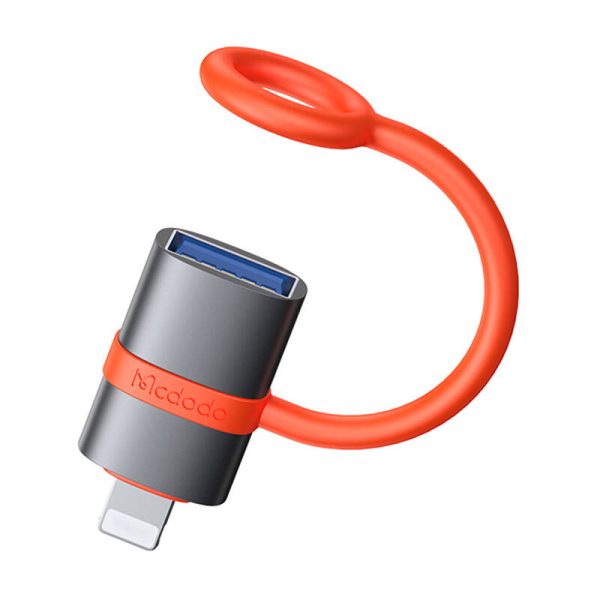 McDodo OT-3810 USB-A to Lightning Adapter (black) - Image 3
