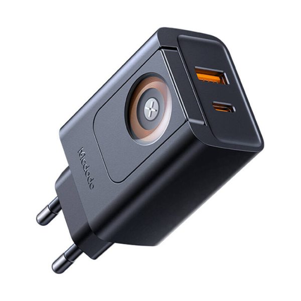 McDodo CH-3700 30W 2-in-1 USB-C+A Charger, black — изображение 2
