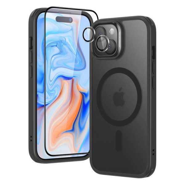 ESR Classic Hybrid (HaloLock) Case for iPhone 15 Plus (black) - Image 2