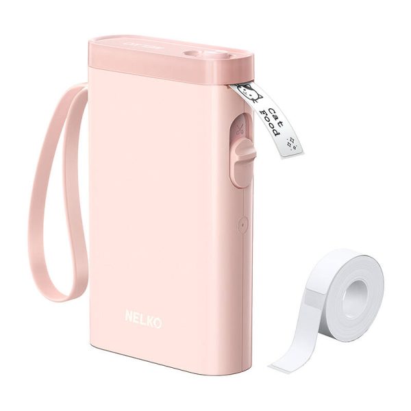 Nelko P21 thermal label printer (pink) - Image 3