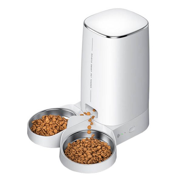 Rojeco 4L Automatic Pet Feeder WiFi Version with Double Bowl — изображение 2