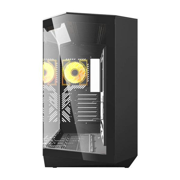 Darkflash DY470 computer case (black) + 4 fans - Image 4