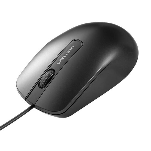 Vention KTABG wired mouse 1.5m cable (Black) - Image 2