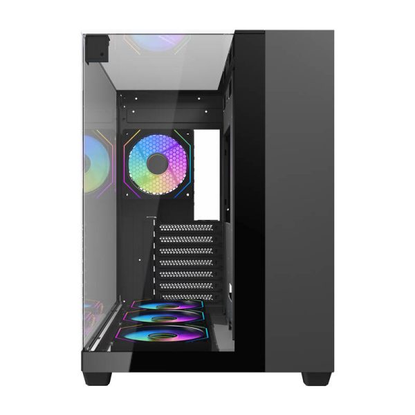 Darkflash TH285 computer case (black) + 4 fans - Image 2