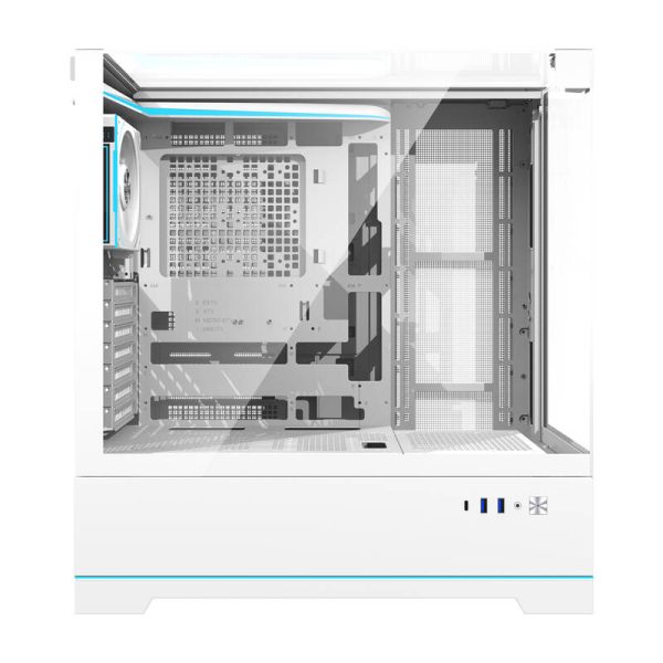 Darkflash DY450 PRO computer case (white) + 1 fan - Image 2