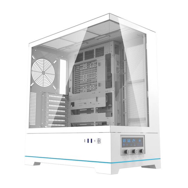 Darkflash DY451 computer case without fans (white) - Image 2