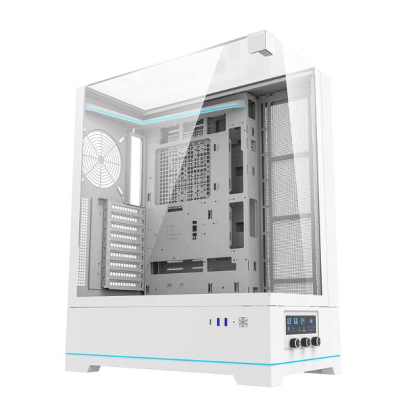 Darkflash DY450L computer case without fans (white) - Image 3