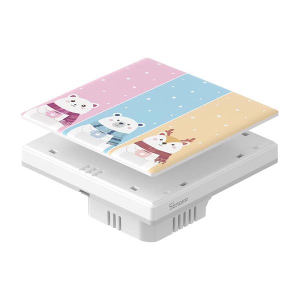 Decorative cover / cap for T5 SONOFF Cartoon 3C touch switch - Image 6