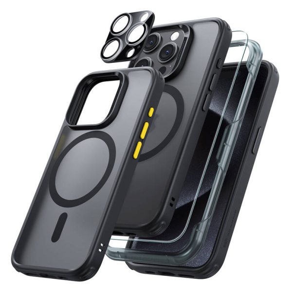 ESR Classic Hybrid (HaloLock) Case for iPhone 15 Pro Max (black) - Image 2