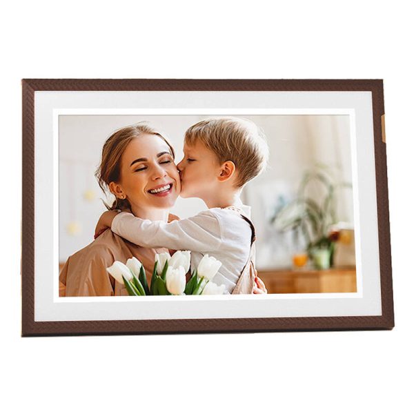Arzopa D10 10.1" digital frame (dark brown) - Image 2