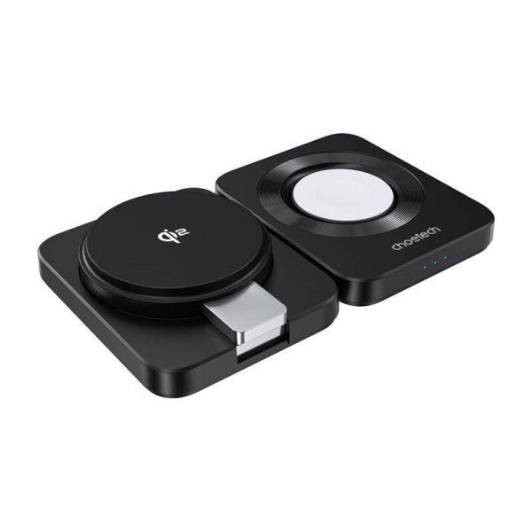 Foldable 3-in-1 magnetic charger Choetech Qi2 - Image 2