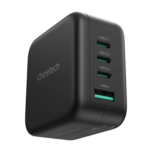 Choetech PD6055 70W GaN mains charger with US, EU, UK, AU adapters - Image 2
