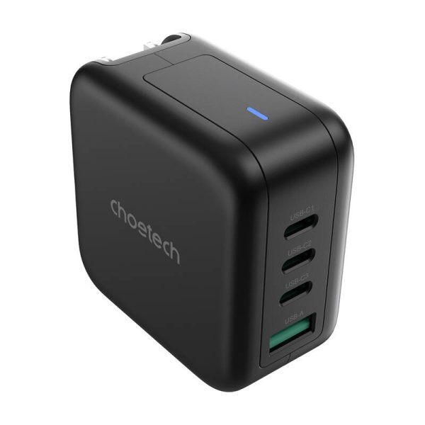 Choetech PD6055 70W GaN mains charger with US, EU, UK, AU adapters - Image 4