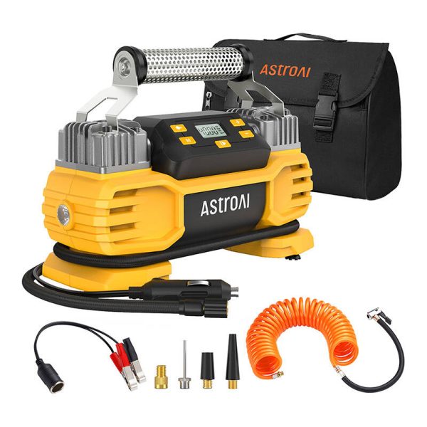 Dua AstroAI AIRUN T2 160 PSI heavy-duty tire compressor — изображение 2